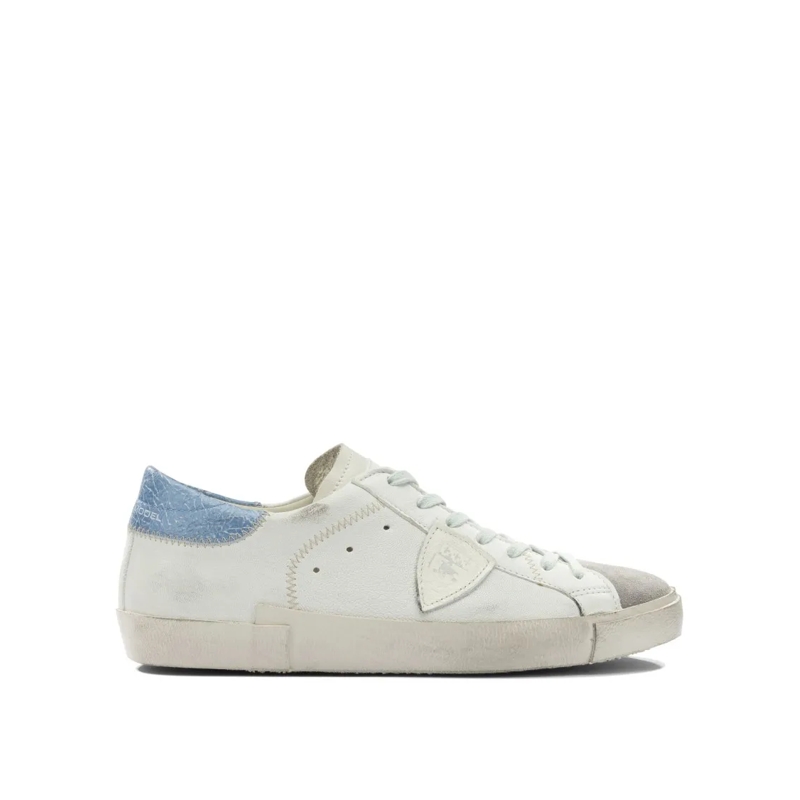 Philippe Model Lage-top sneaker Low-Top Slip-On Sneakers With Premium Leather And  White