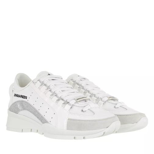 Dsquared2 Sneakers White/Silver Low-Top Sneaker