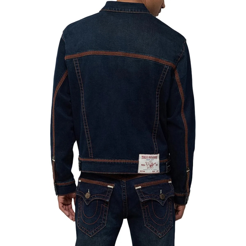True Religion Jeansjacke Jeansjacke blau(Image 4)