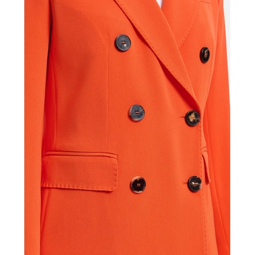 Alberto Biani Blazer Tailored Double-Breasted Jacket Orange (Image 4)