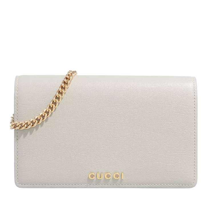 Gucci white wallet deals on chain