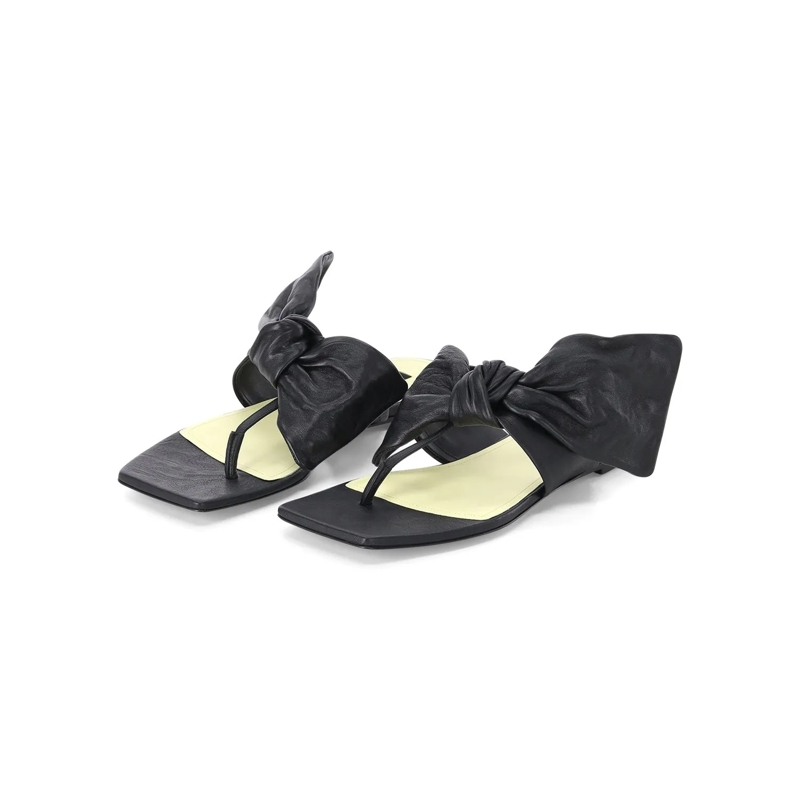 Givenchy Schnürschuhe Sandalen aus Nappaleder schwarz