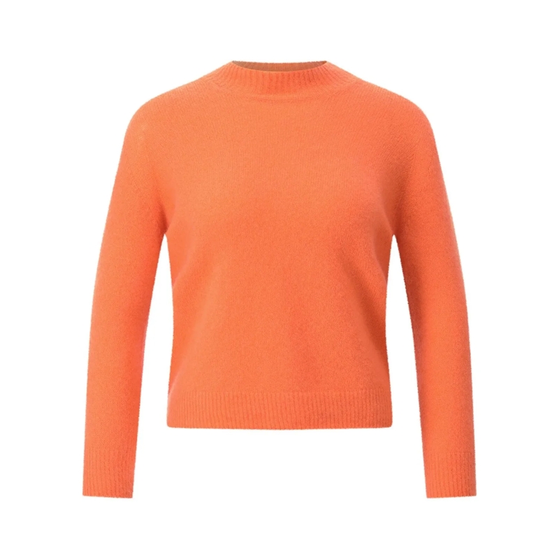 Roberto Collina Pull Strickpullover aus Kaschmir Orange