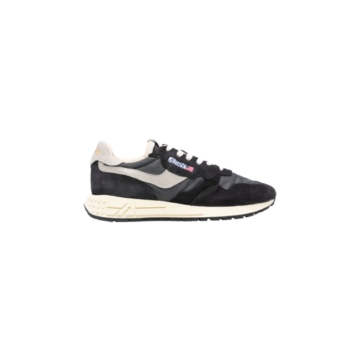 Autry International Reelwind Sneakers Low Men (schwarz/weiß) NYLON/CRACK WHT/BLACK NYLON/CR scarpa da ginnastica bassa