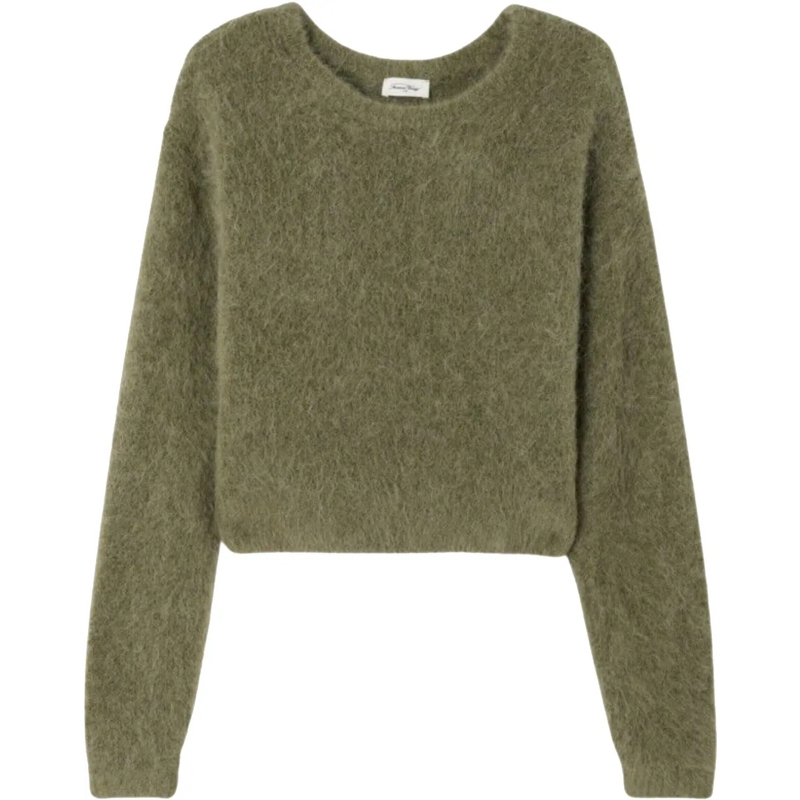 American Vintage  American Vintage Nib18ah25 Truien Olijf Nib18ah25 grün