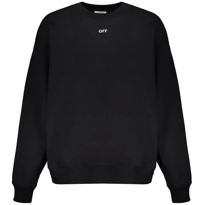 Off-White Legeres Oberteil OFF-WHITE Logo Sweatshirt schwarz