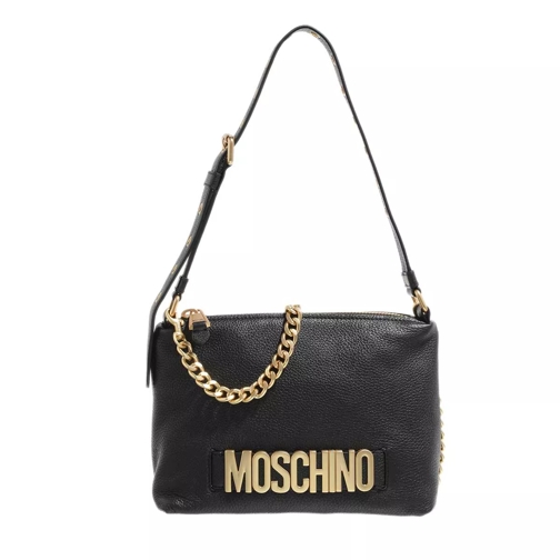 Moschino Shoulder Bag  Black Hobo Bag