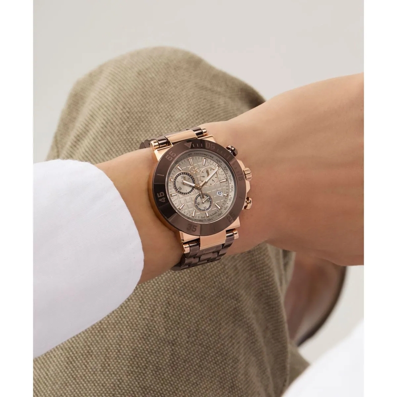 GC Quarzuhr Quarz-Analoguhr Gc One Sport braun(Image 6)