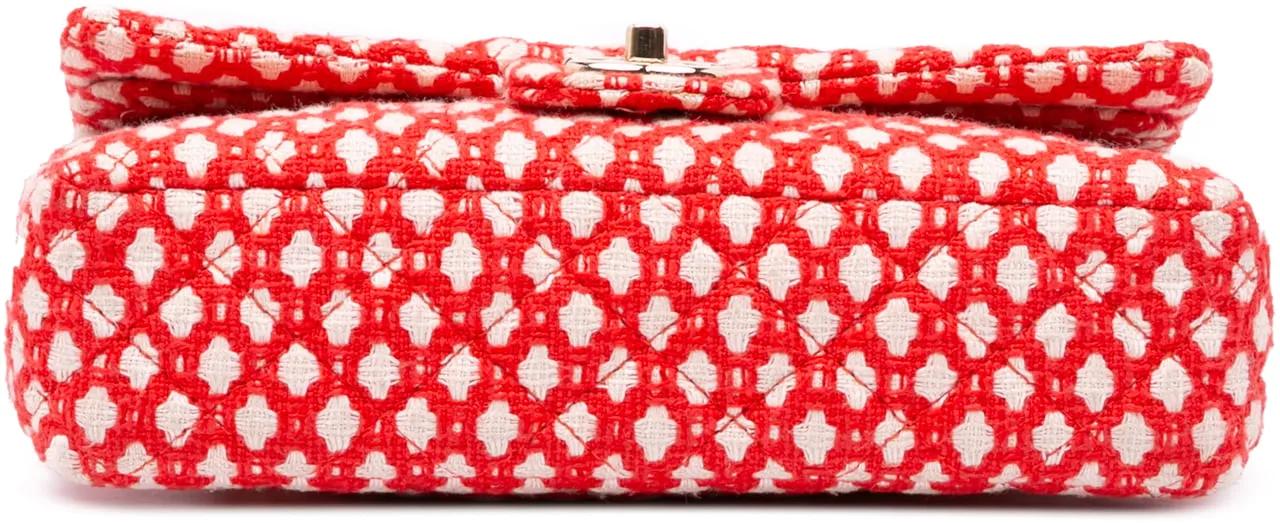 Thumbnail - Chanel Hobo Bags - 2008-2009 Medium Quilted Tweed Bijoux Chain Double - Gr. unisize - in Rot - für Damen