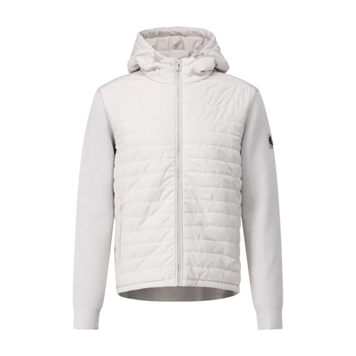 Belstaff Veste de transition Strickjacke mit Westenbesatz Beige
