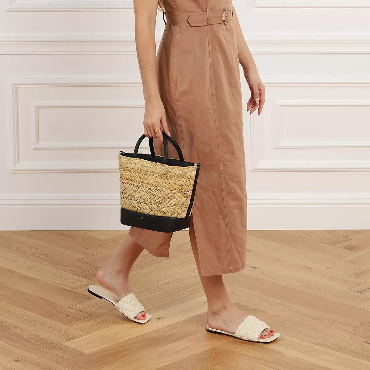 Ted Baker Ivelie Medium Raffia Weave Tote Basket Bag