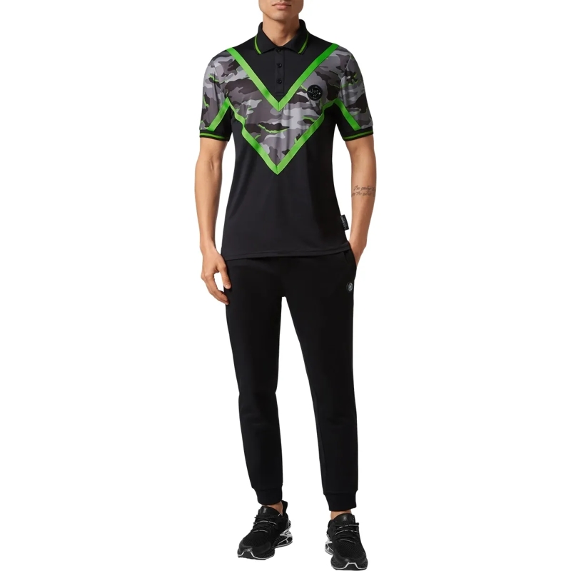 Plein Sport T-Shirt T-Shirt Camouflage schwarz(Image 4)