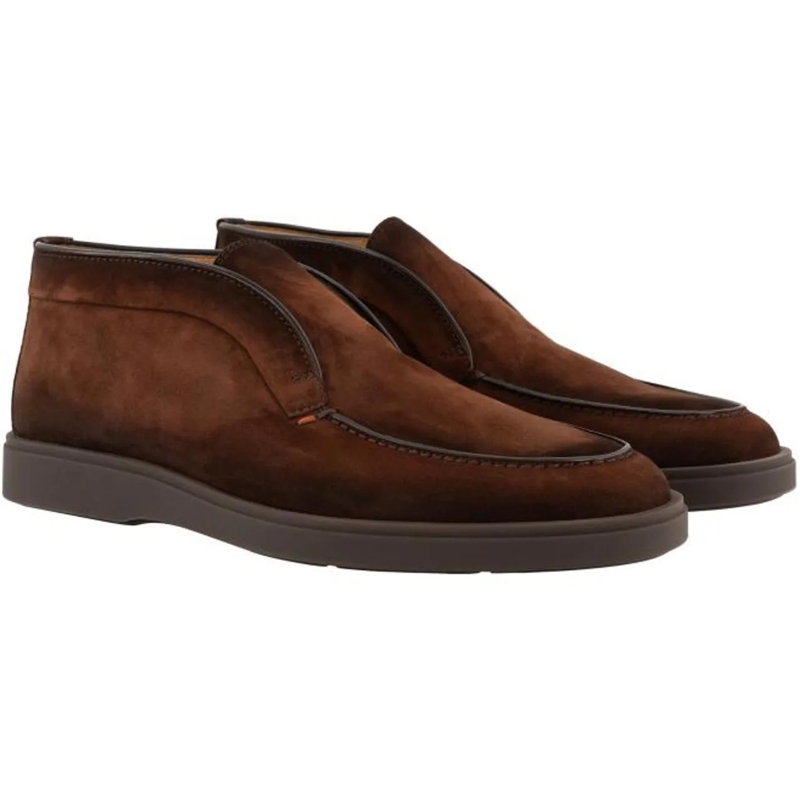 Santoni Mocassin Dragon-l-eaas braun