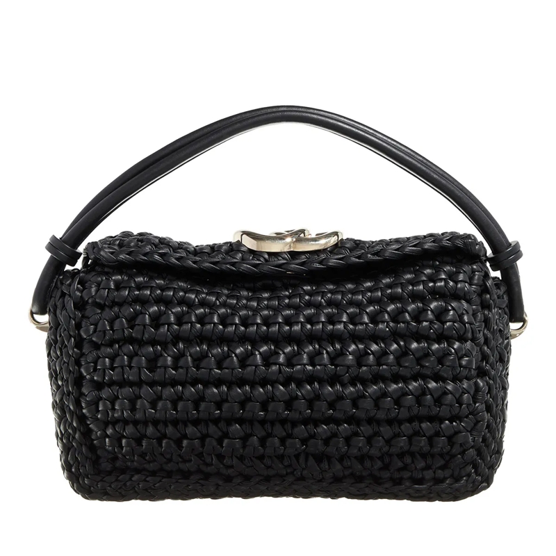 Gucci Satchel Small Top Handle Bag Black