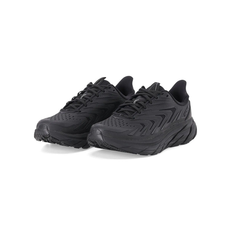 Hoka Chaussures à lacets Sneaker Clifton UTL schwarz