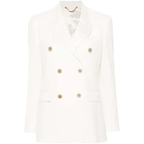 Golden Goose Blazer White Double-Breasted Blazer White