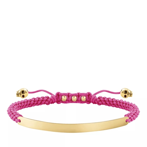 Thomas Sabo Bracelet Skull Rose Gold Pink Braccialetti