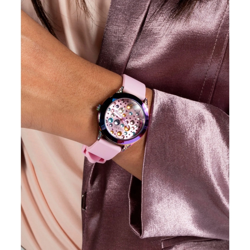 Guess Quarzuhr Analoge Uhr Gt Mini Wonderlust pink(Image 4)