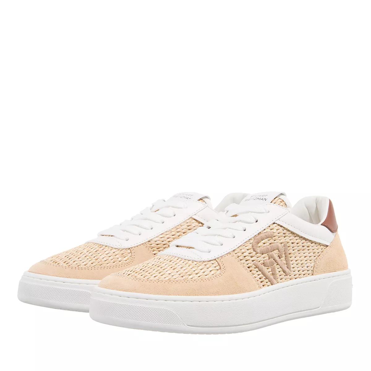 Stuart Weitzman Sneakers - Sw Courtside Logo Sneaker - Gr. 39 (EU) - in Beige - für Damen