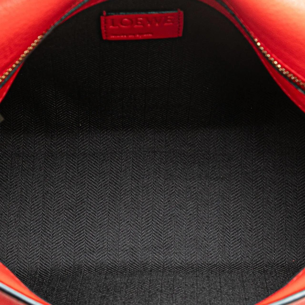 Thumbnail - Loewe Hobo Bags - 2017 Leather Flamenco Knot Whipstitch Crossbody - Gr. unisize - in Rot - für Damen