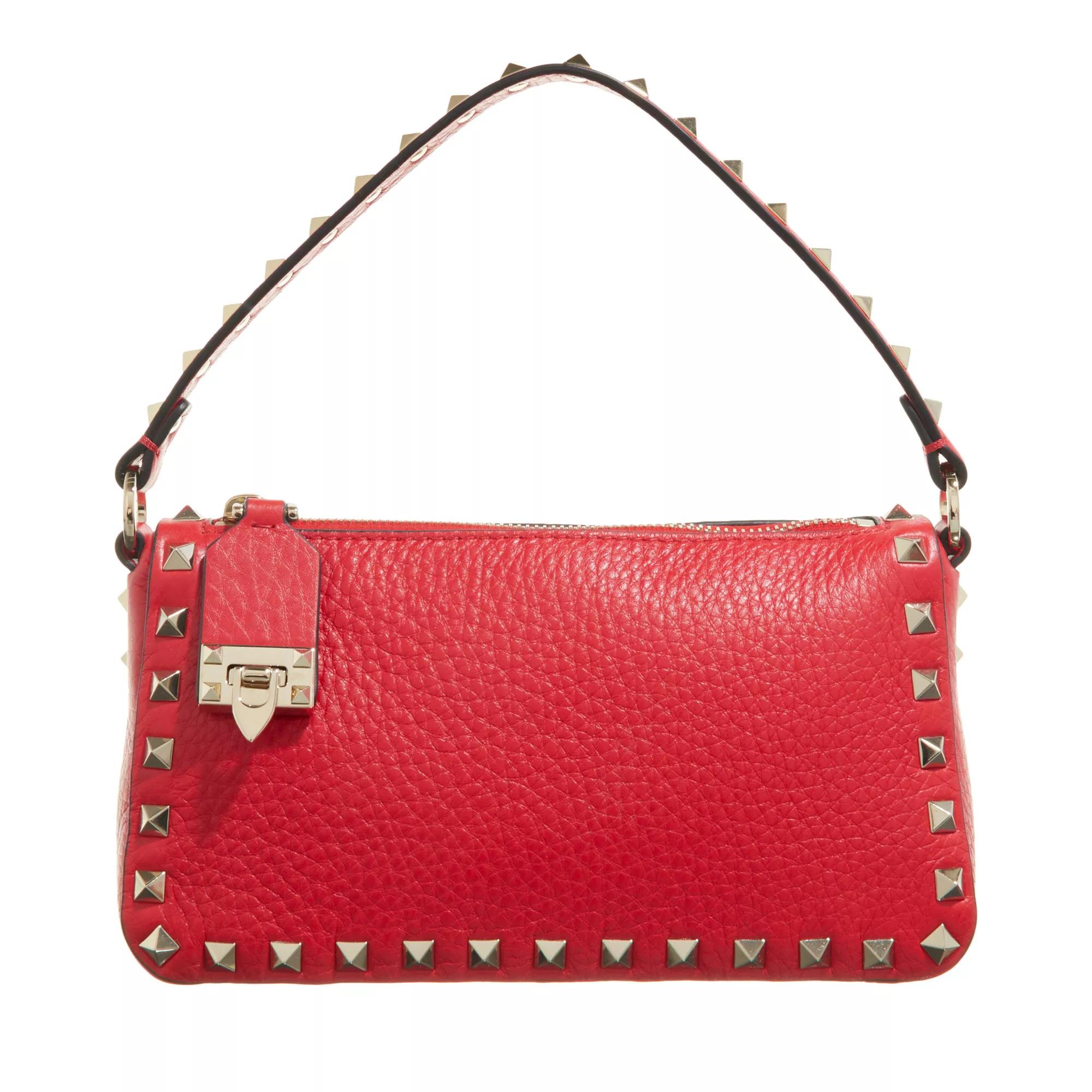 Valentino Garavani Crossbody Bags - Small Shoulder Bag Rockstud - Gr. unisize - in Rot - für Damen