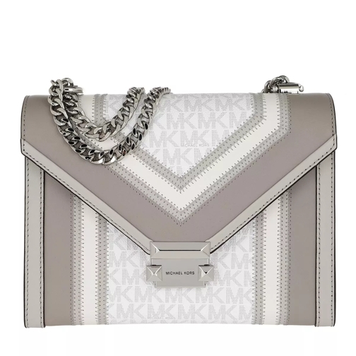 MICHAEL Michael Kors Whitney LG Shoulder Bag Bright White Multi Crossbody Bag