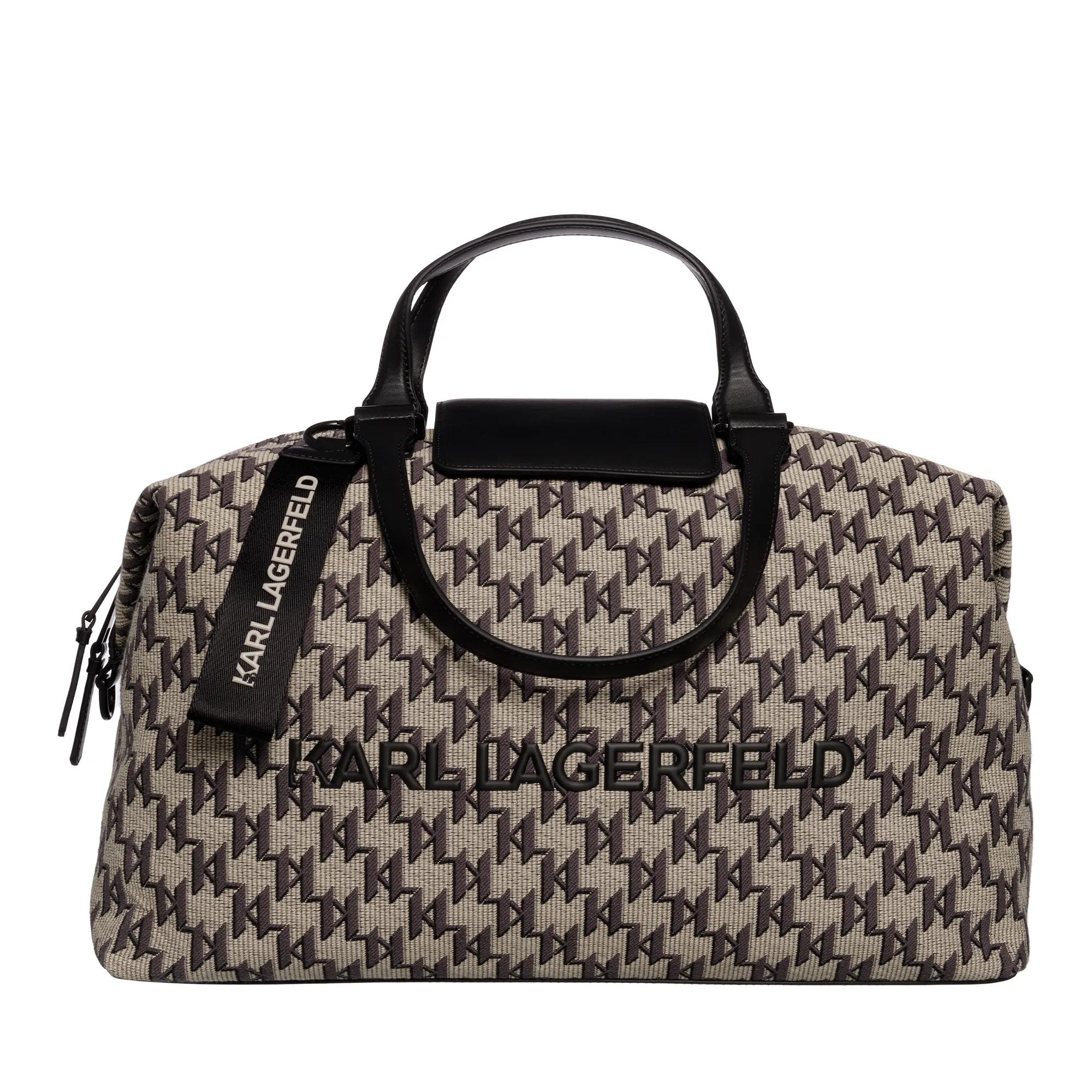 Karl Lagerfeld Reisegepäck - K/Monogram Jkrd Weekender - Gr. unisize - in Beige - für Damen