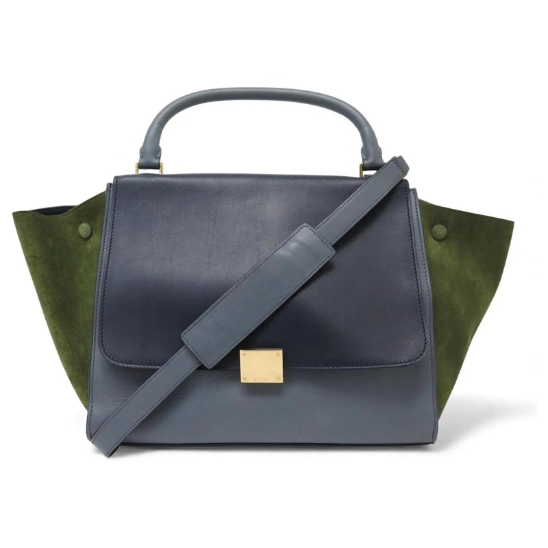 Celine Crossbody Bag CELINE TRAPEZE MM HANDTASCHE 169543PTA AUS LEDER U mehrfarbig