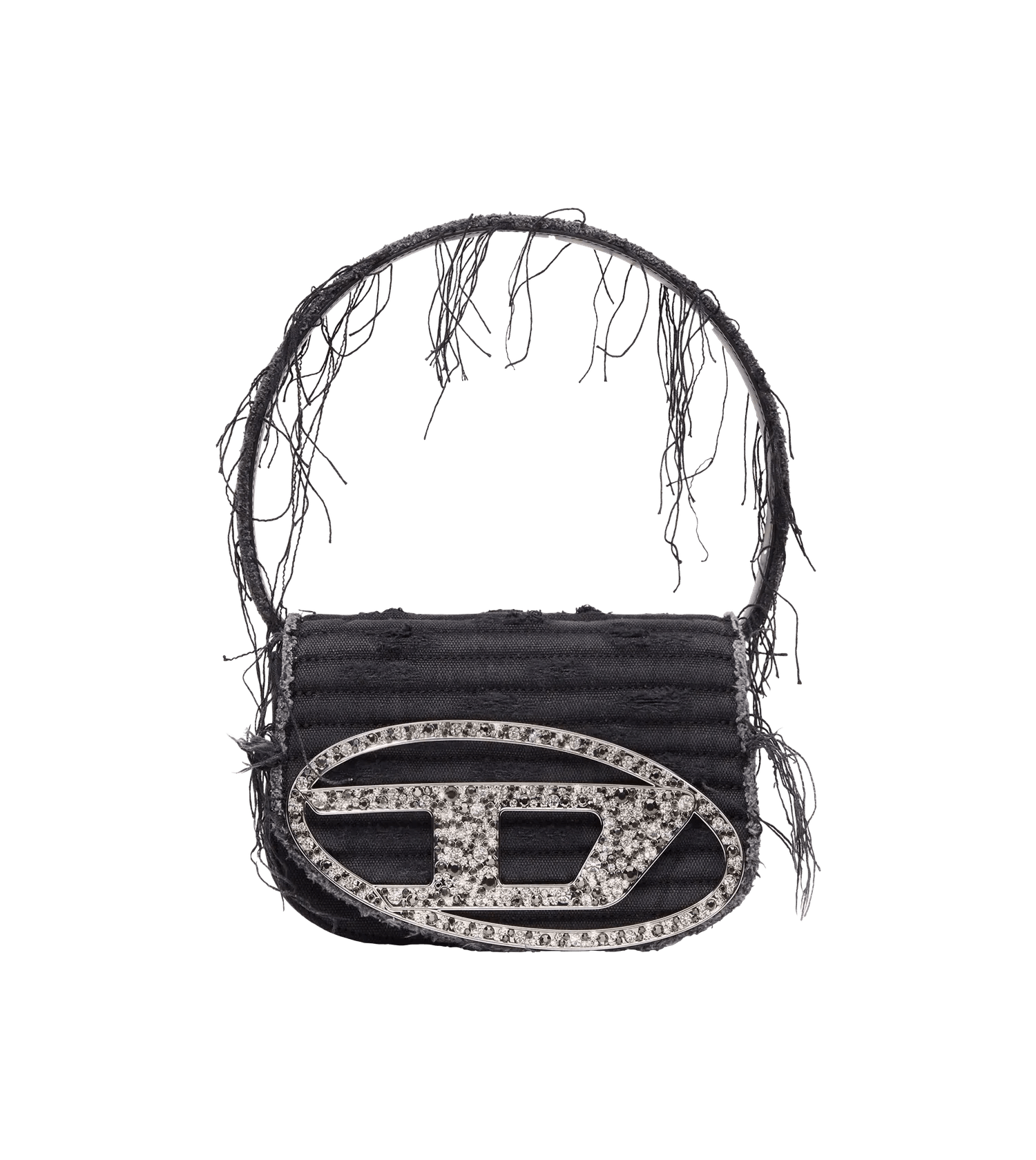 Diesel Crossbody Bags - 1DR Canvas-Schultertasche - Gr. unisize - in Schwarz - für Damen