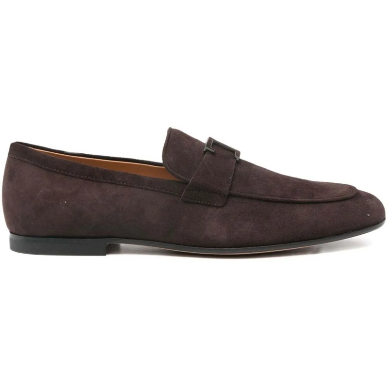 Tod's Loafer Flat Shoes Brown braun