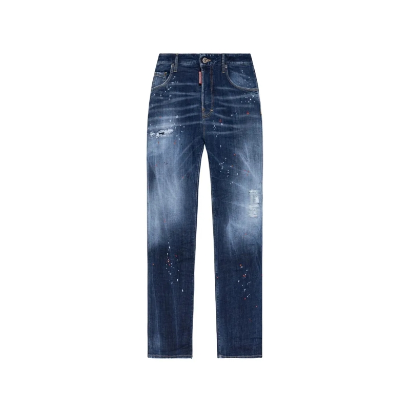 Dsquared2 Jeans Carrot-Cut Denim Jeans With Vintage Finish Black