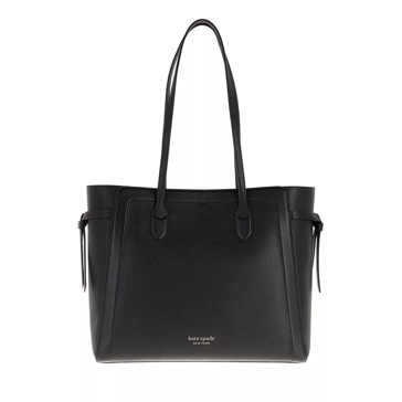 Kate Spade New York Knott Pebbled Leather Black Shopper