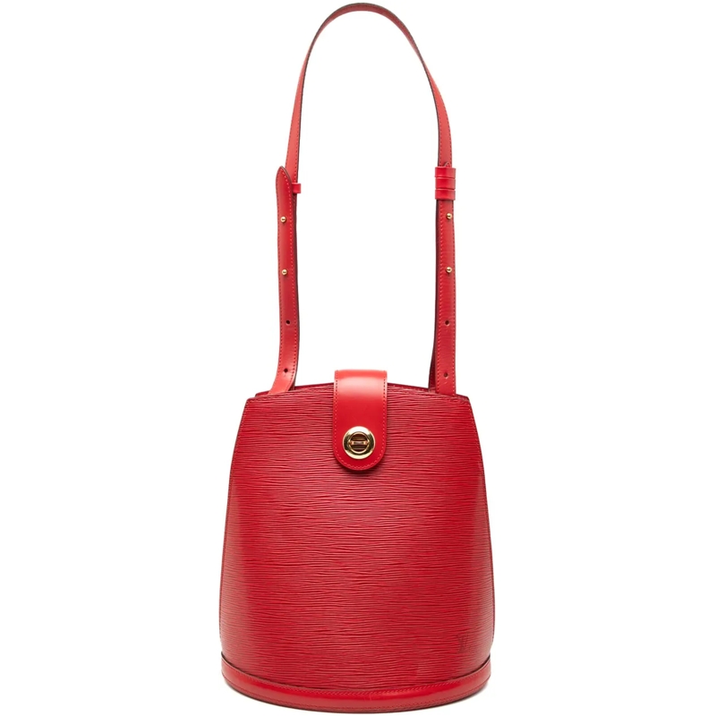 Louis Vuitton Schultertasche Epi Cluny rot