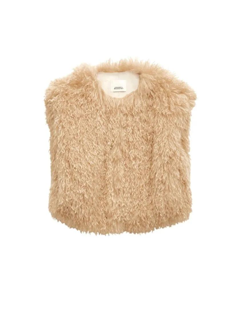 Isabel Marant - Cotton Fleece Gilet - Größe 36 - braun