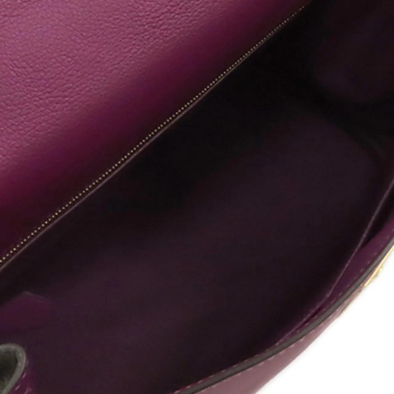 Hermès Crossbody bags Special Order Evercolor Kelly II Retourne 28 in oranje