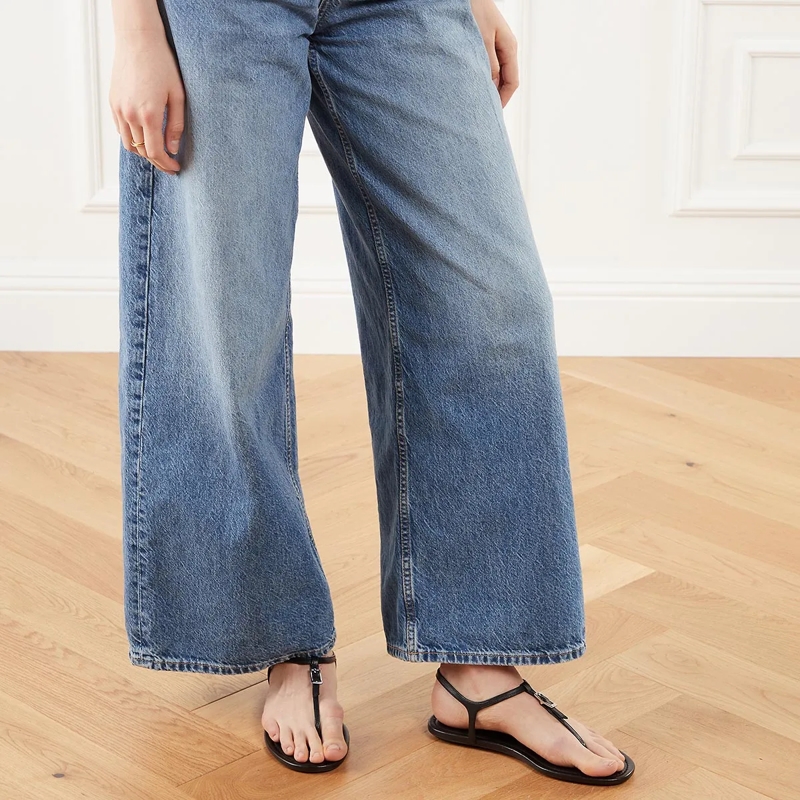 Stuart Weitzman Sandalen Georgie T-Strap Black(Image 3)