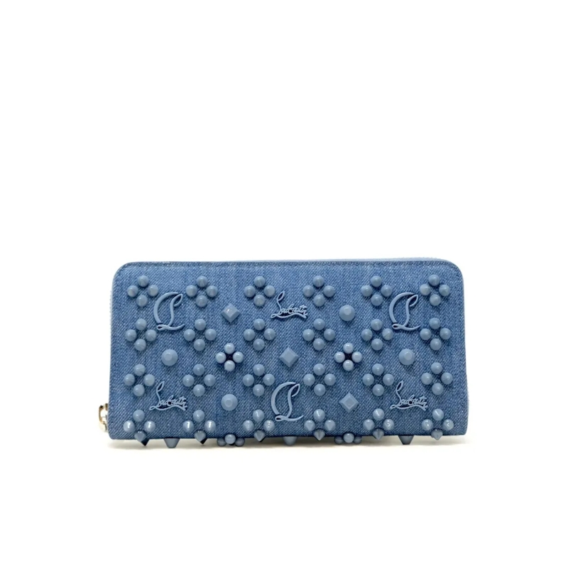 Christian Louboutin Portemonnee 3245238 4229 Blue Panettone Loubinthesky Wallet Blue