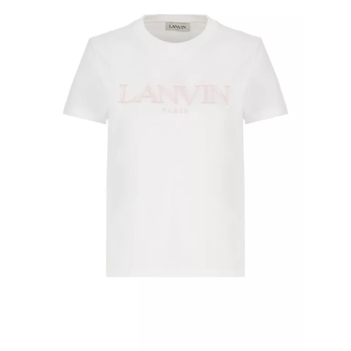 Lanvin Cotton Logoed T-Shirt White 