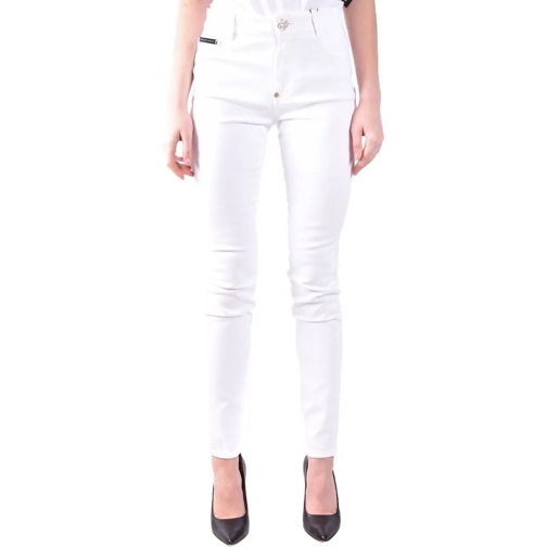 Philipp Plein Pantalons Trousers White weiß