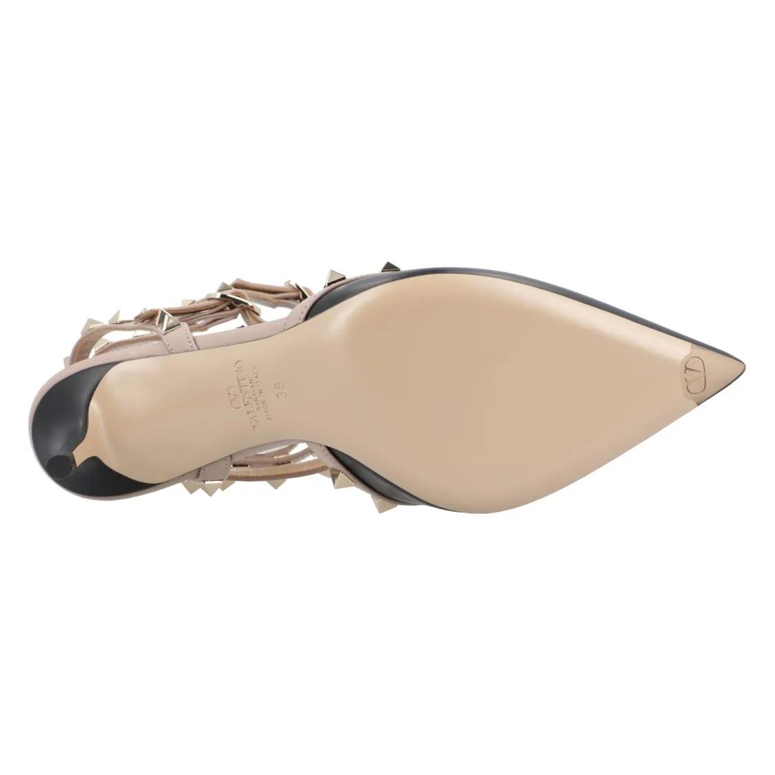 Thumbnail - Valentino Garavani Hohe Schuhe - Rockstud 65Mm Cage Pumps Black - Gr. 39 (EU) - in Schwarz - für Damen