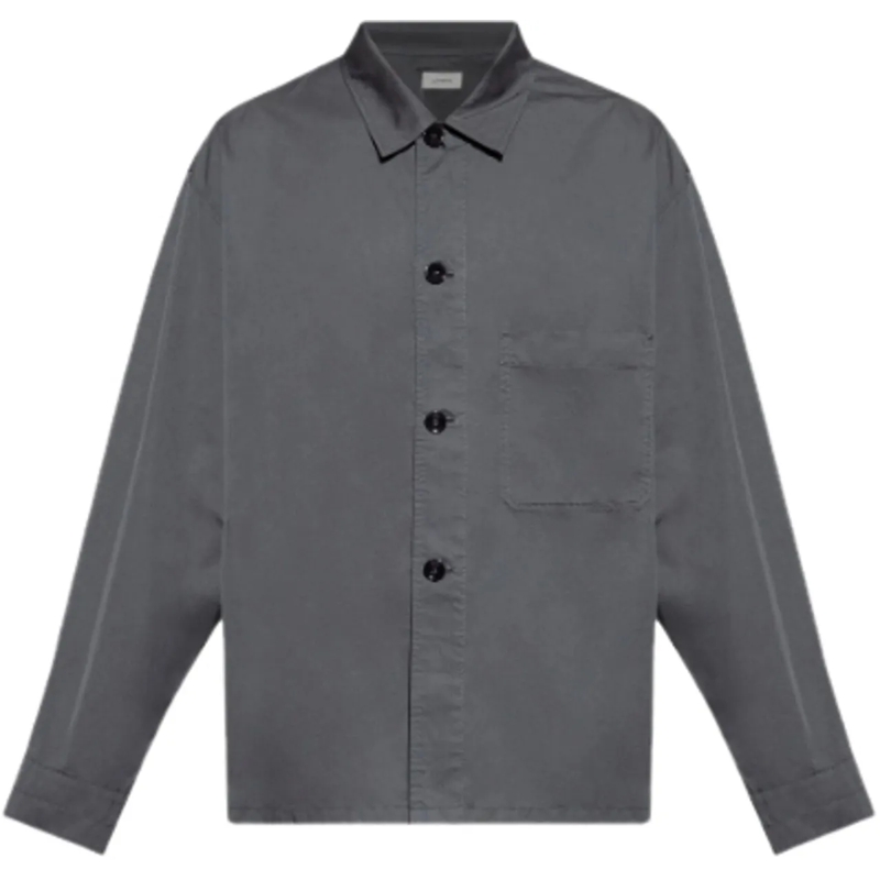 Lemaire T-shirt Pyjama Shirt Carbon Grey grau