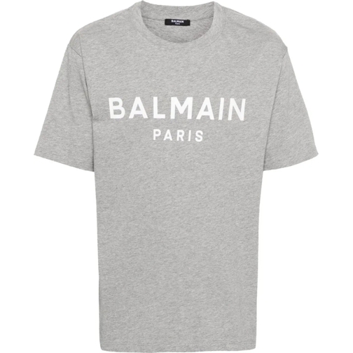 Balmain  T-shirts and Polos Gray grau