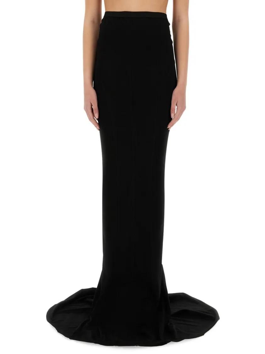 Thumbnail - Rick Owens - "Lido" Maxi Skirt - Größe 42 - schwarz