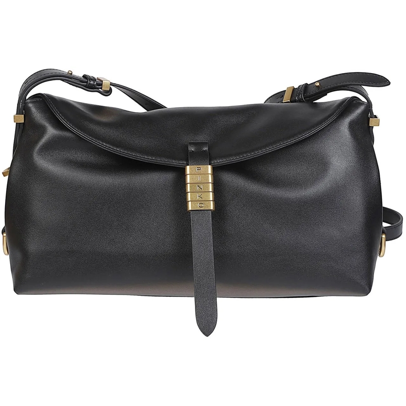Pinko Fourre-tout New Saddle Bag Black schwarz