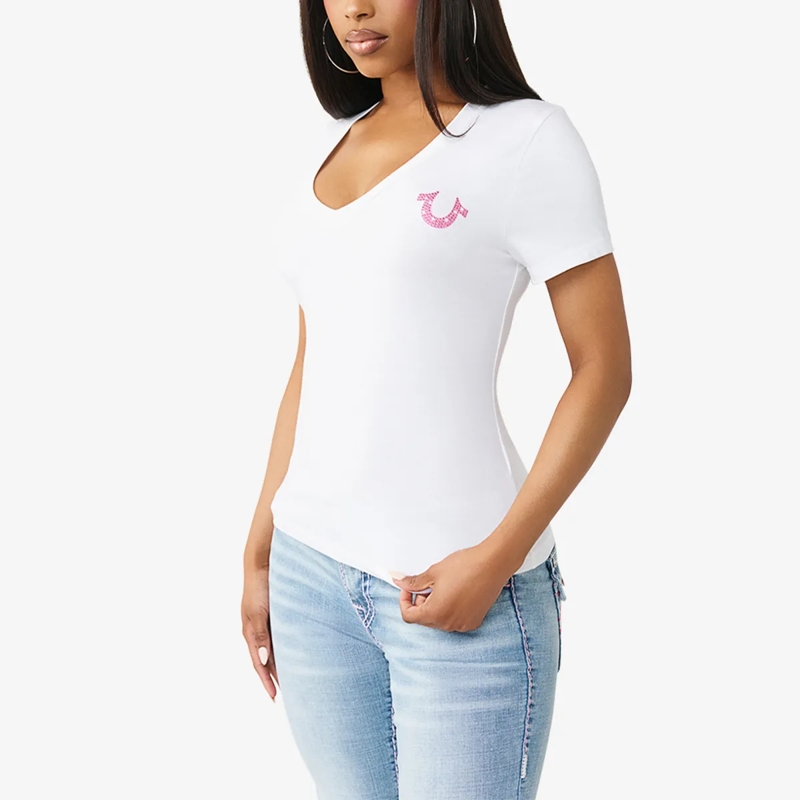 True Religion T-Shirt T-Shirt BUDDHA weiss(Image 3)