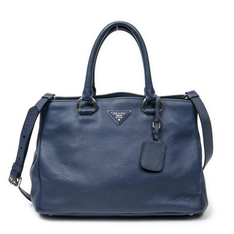 Prada Crossbody Bag Shopping Tote marineblau