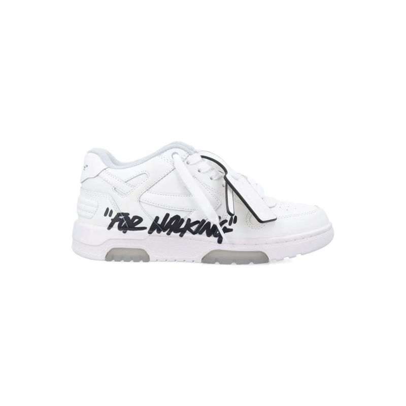 Off-White Lage-top sneaker Out Of Office “For Walking” Leather Sneakers White