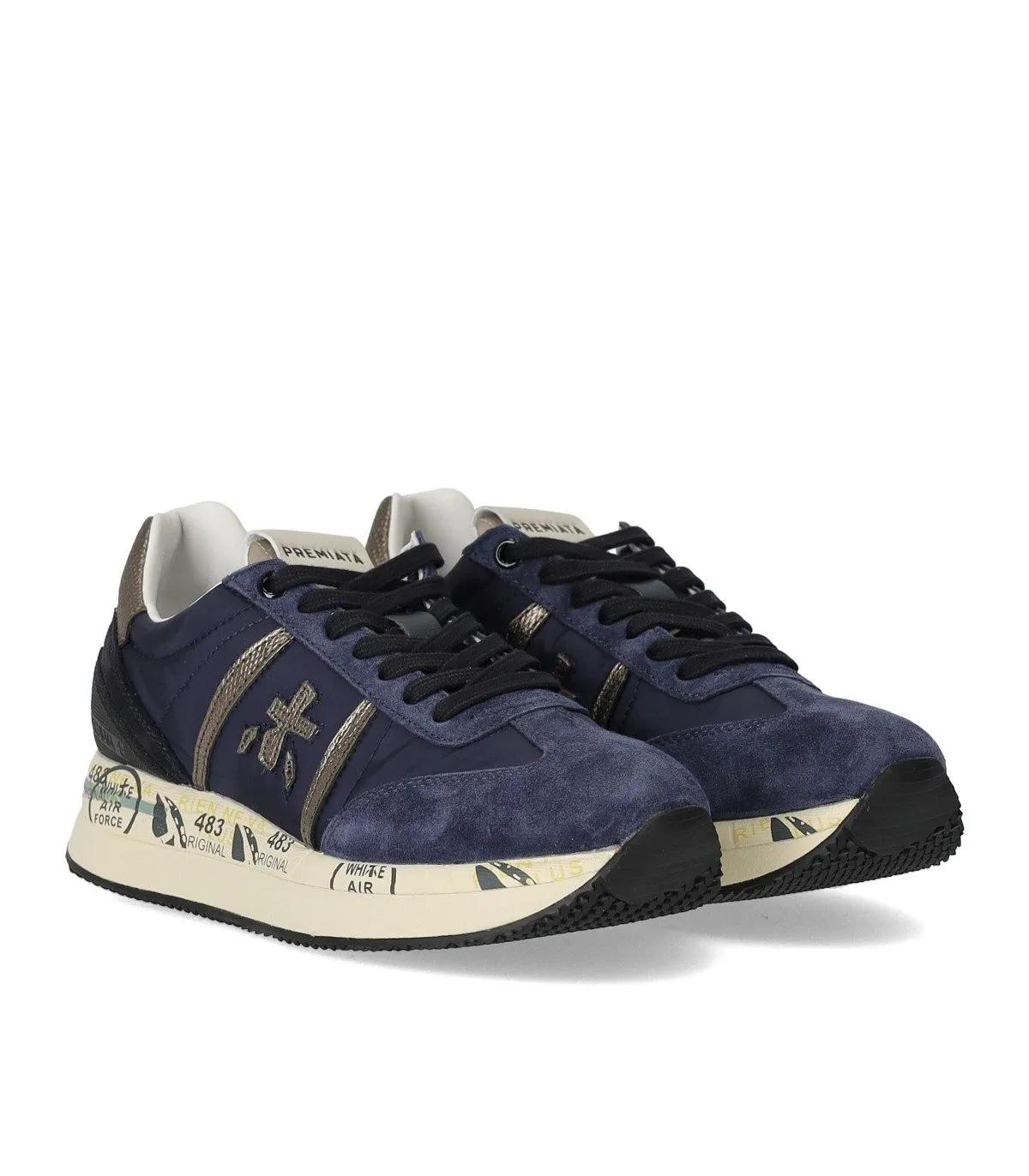 Premiata Low-Top Sneaker - PREMIATA CONNY 6981 SNEAKER - Gr. 37 (EU) - in Blau - für Damen