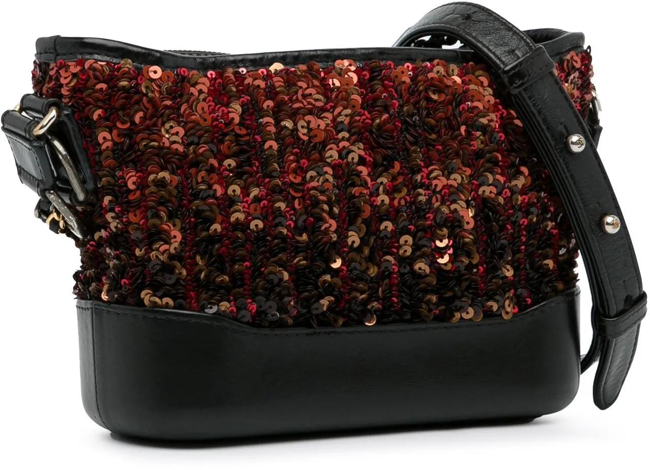 Thumbnail - Chanel Hobo Bags - 2018-2019 Small Sequin Gabrielle Crossbody - Gr. unisize - in Braun - für Damen