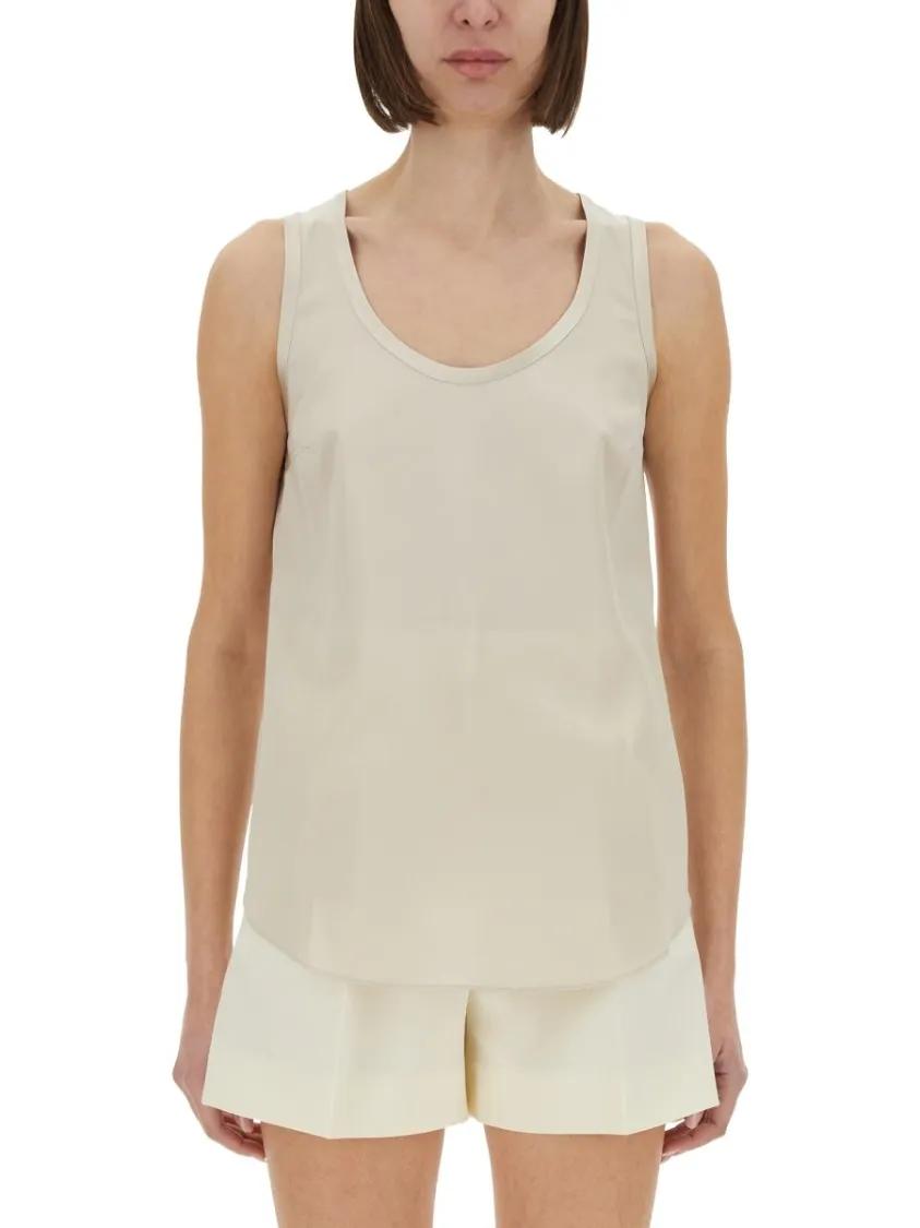 Thumbnail - Brunello Cucinelli - Satin Tops. - Größe L -
